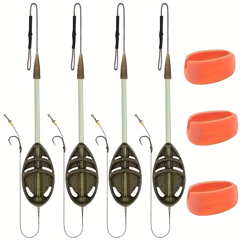 Monofilament Line - ชุดสายตกปลาคาร์ป (30/40/50/60 กรัม): รวมแม่พิมพ์ + ตะขอตกปลาคาร์ป